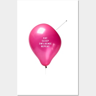 Pink Balloon Posters and Art